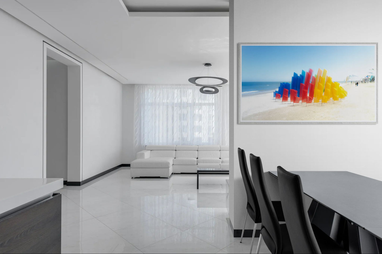 Wind Art on the Beach – Colors in Motion