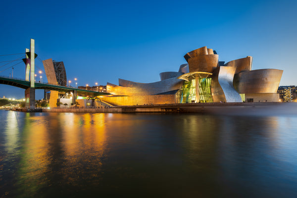 Guggenheim Museum, Bilbao – Blue Hour Reflections