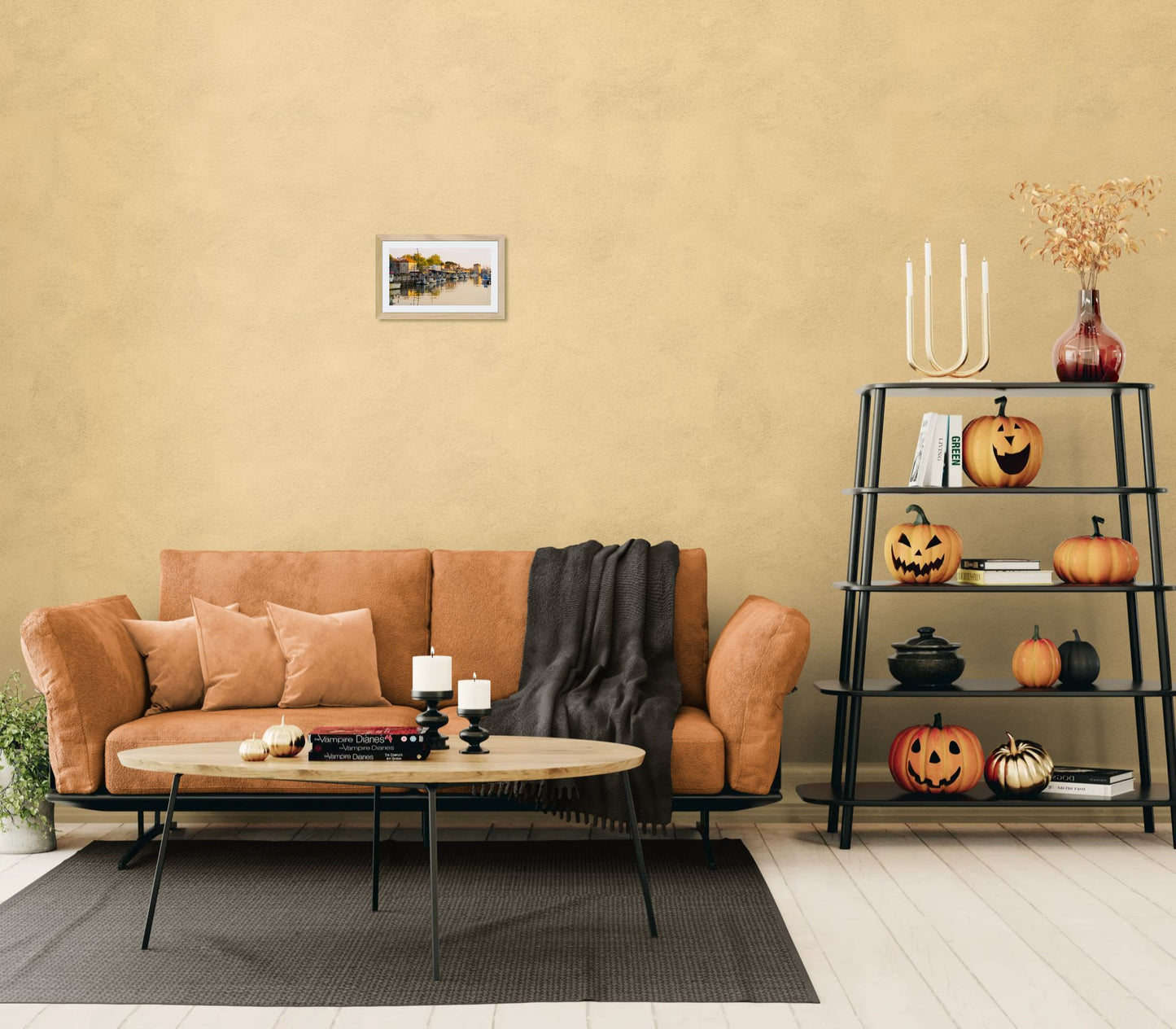 Golden Hour on Cervia Channel – Tower Reflections in Warm Light