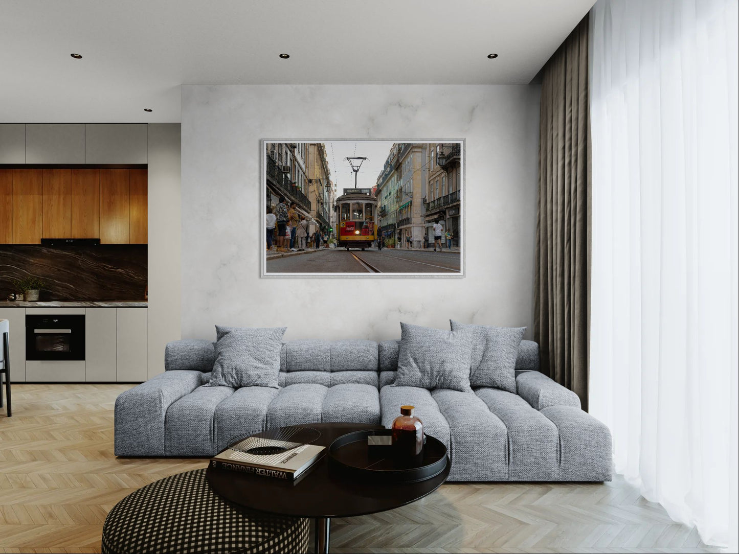 Lisbon Street Tram – Red & Yellow Icon of the City