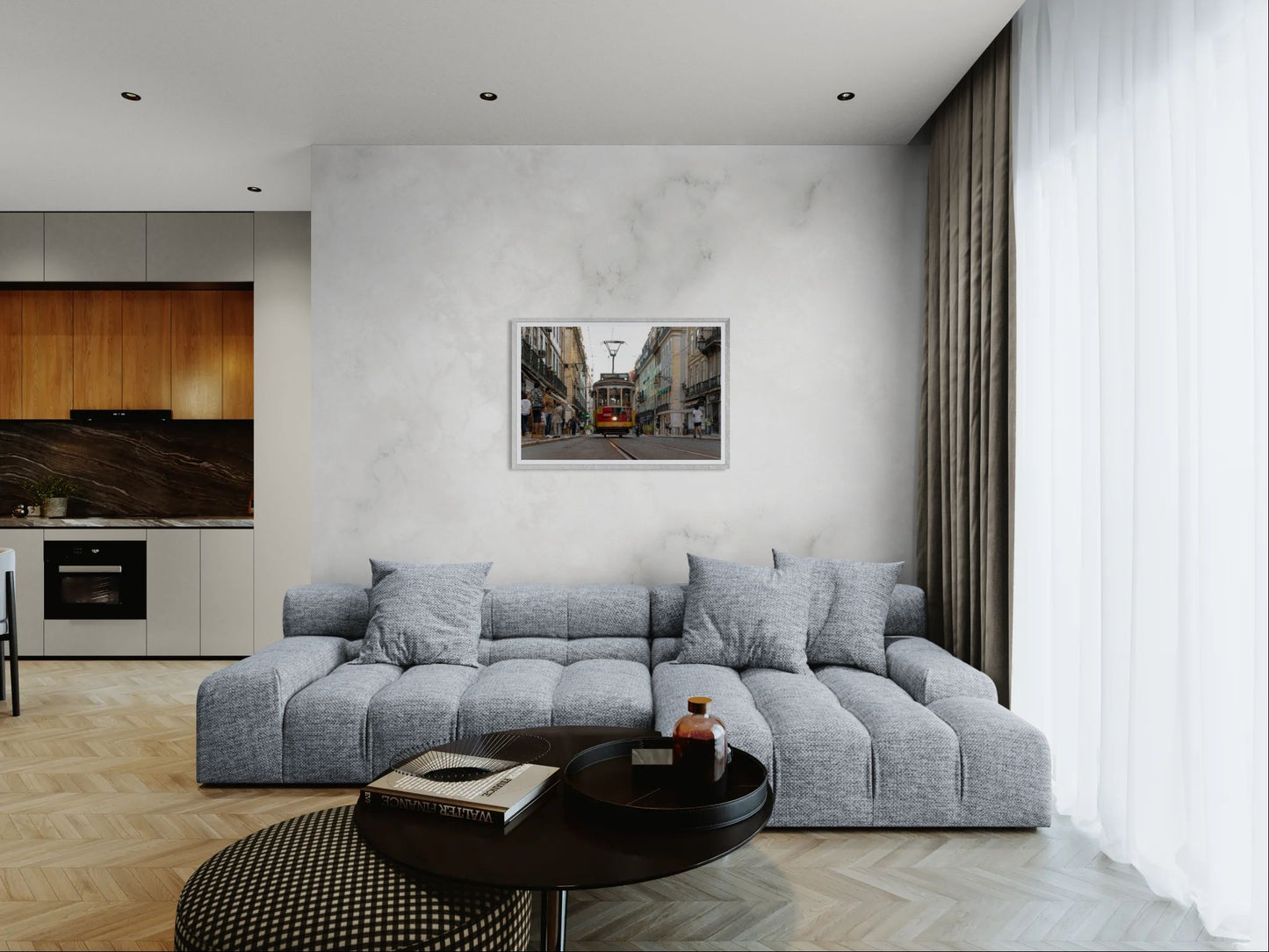 Lisbon Street Tram – Red & Yellow Icon of the City