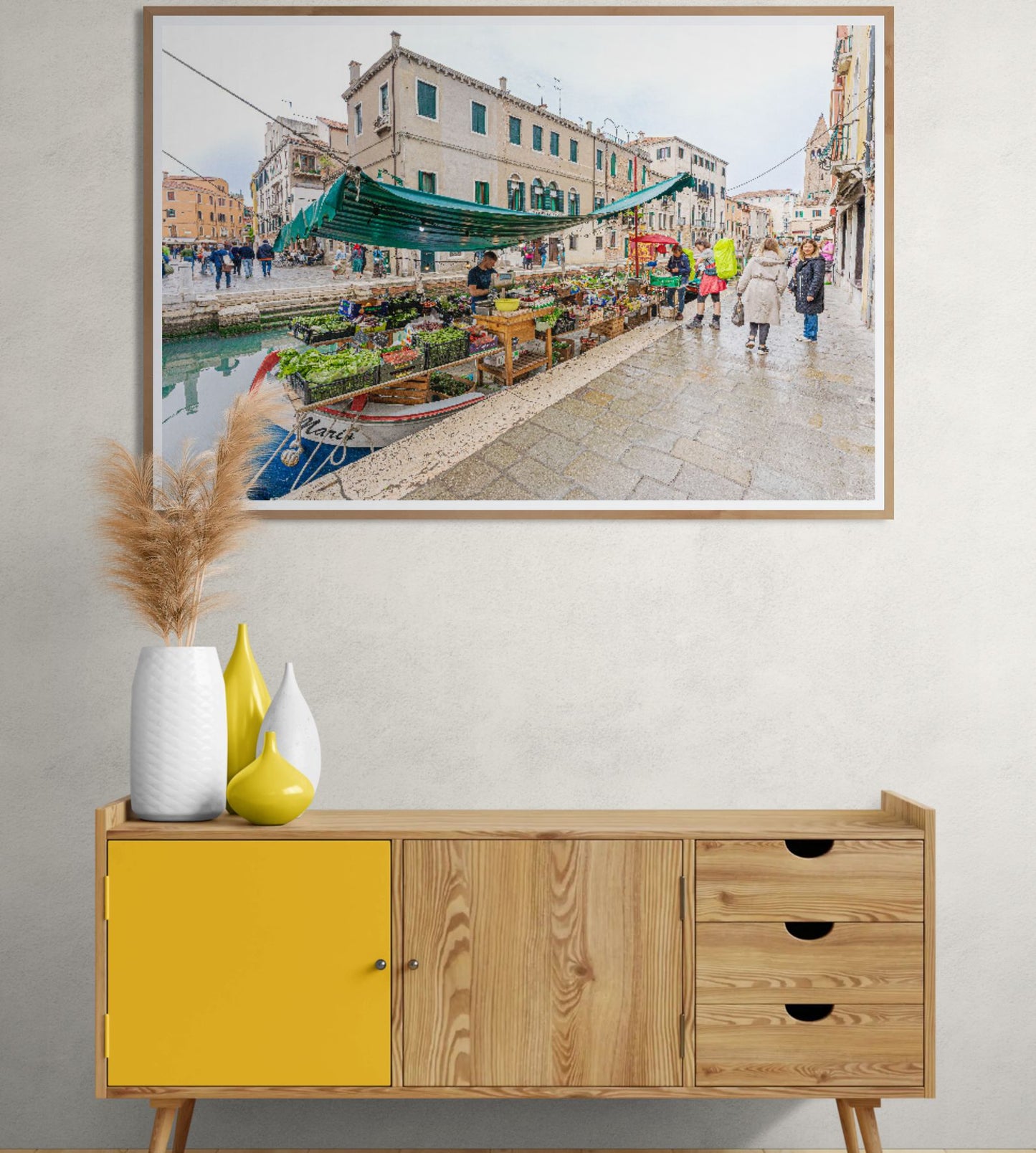 Floating Market Boat, Venice – Fresh Produce on the Canal