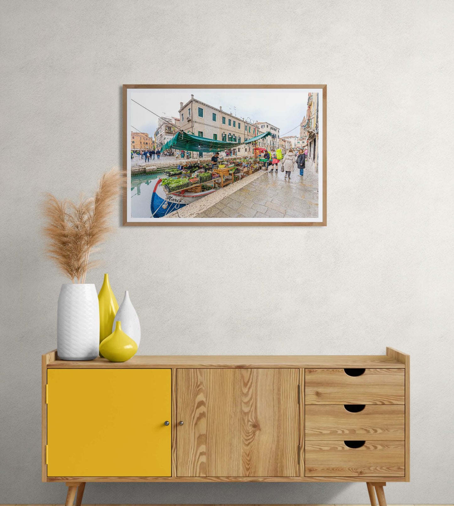 Floating Market Boat, Venice – Fresh Produce on the Canal