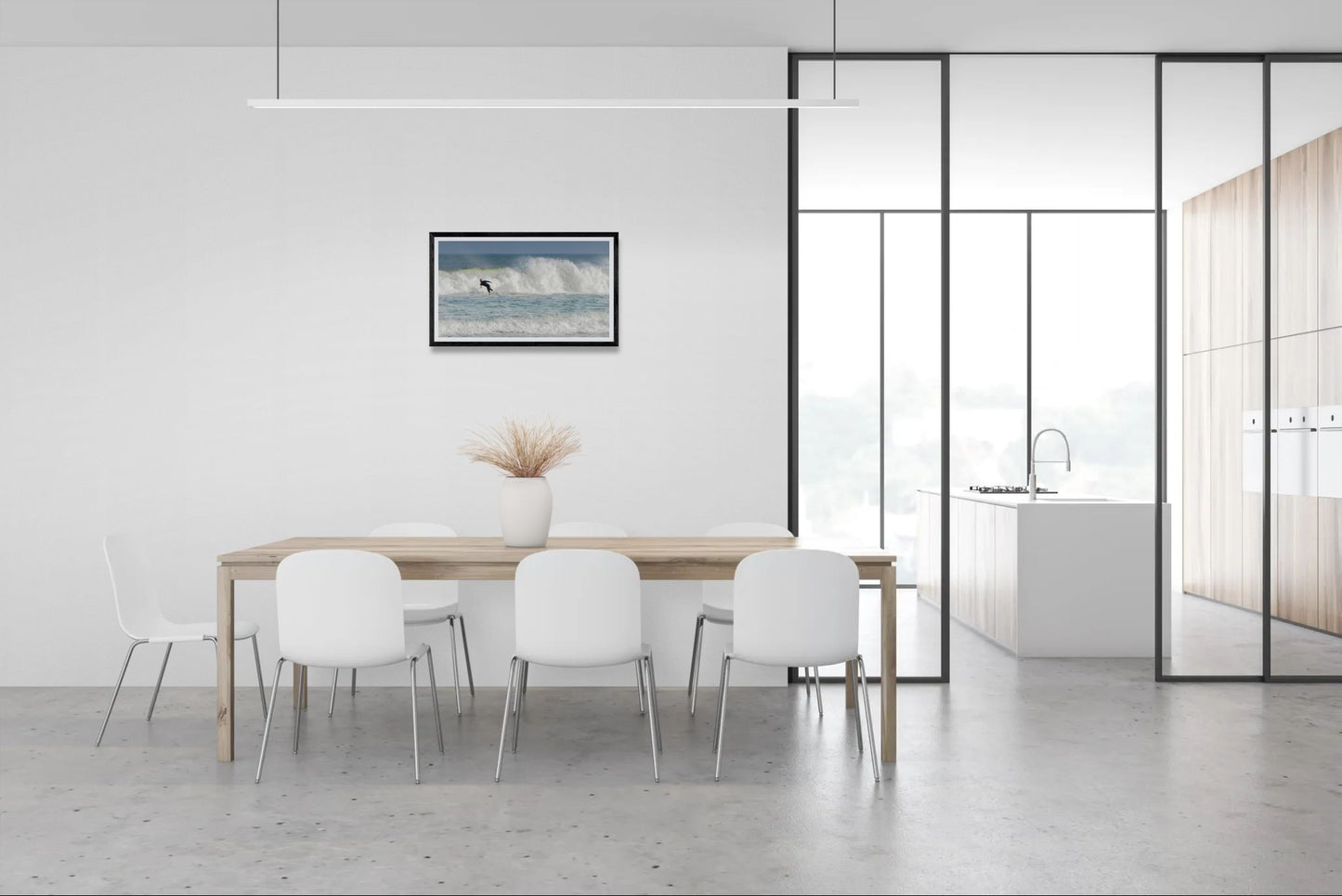 Lone Surfer vs. the Wave – Power and Motion