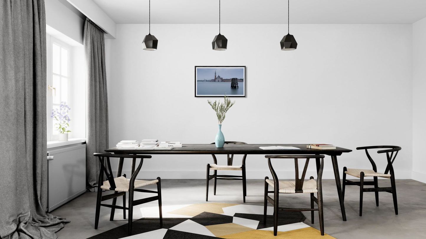 San Giorgio Maggiore, Venice – Hazy Blue Hour from Punta della Dogana