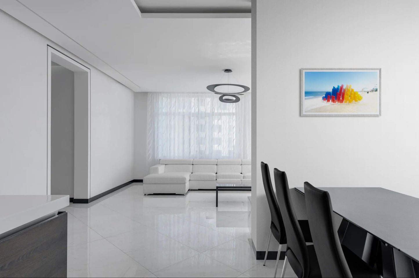 Wind Art on the Beach – Colors in Motion