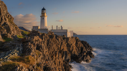 Faro di Eilean Glas sull'isola di Scalpay